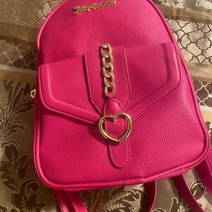 Juicy couture backpack hot pink